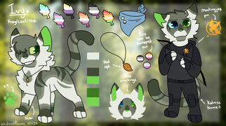 Simple Feral + Anthro Ref Sheet